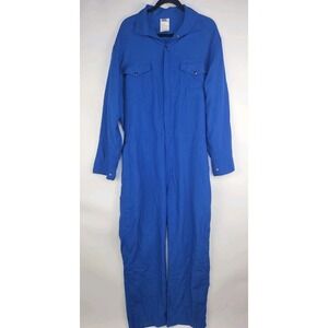 Nomex IIIA Flame Resistant Coveralls Blue 48L FR Workwear Arc Rated 4.6 ATPV Pro